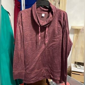 Maroon Cowl Neck Sweater